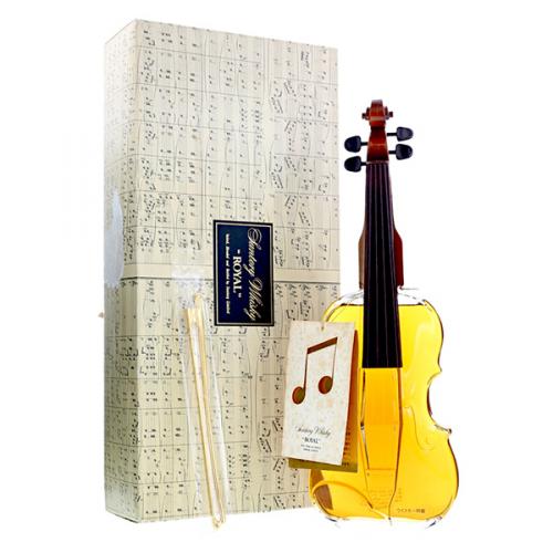 Suntory Royal Blended Whisky Violin Bottle Bot.