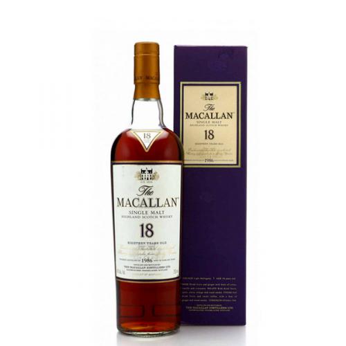 Macallan 1986 18 Year Old