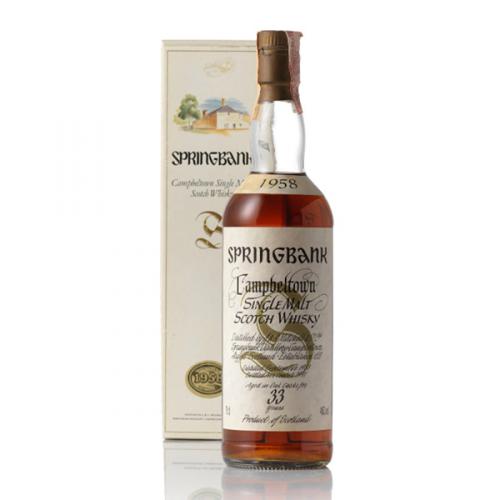 Springbank 1958 33 Year Old